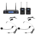 MIKROFON BEŽIČNI VONYX  WM62B UHF 16CH 179.264