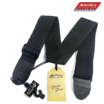 KAIŠ ZA GIT. MARTIN Nylon w/Leather Ends Black