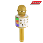 MIKROFON I ZVUČNIK Max KM15G KARAOKE LED BT/MP3 GOLD 130.149