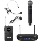 MIKROFON BEŽIČNI DIG. VONYX WM82C 2CH-UHF, 3X MIC., 179.215